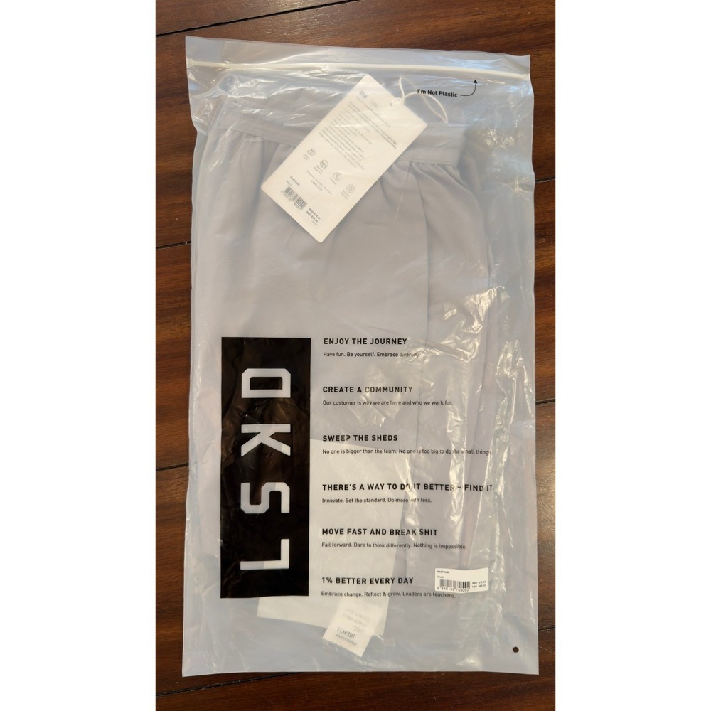 LSKD Pace 5" Lined Performance Shorts Alloy Gray Mens Size Medium NWT NEW - Picture 13 of 16